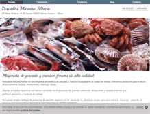 Tablet Screenshot of pescadosmarianoalonsoalava.com